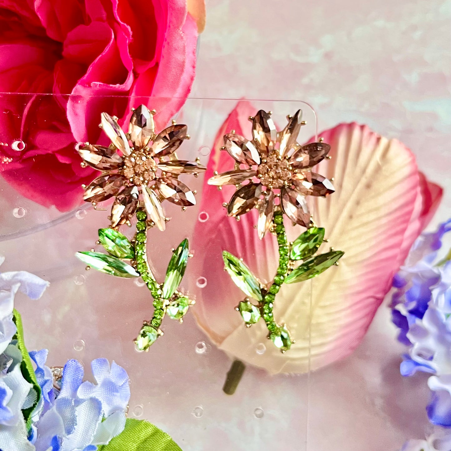 “Life in Full Bloom” Spring Flower Earrings