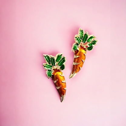 “Garden Fresh” Carrot Earrings