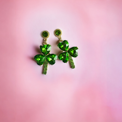 “Clovers in the Atmosphere”Earrings